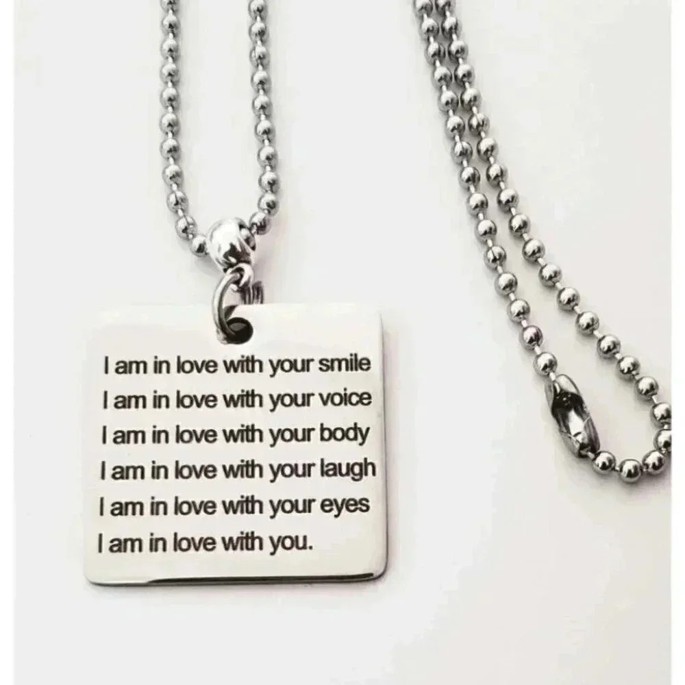 I'm In Love With You Necklace